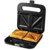 OVENTE Electric Sandwich Maker, Non-Stick Plates, Indicator Lights, Cool Touch Handle, Black GPS401B